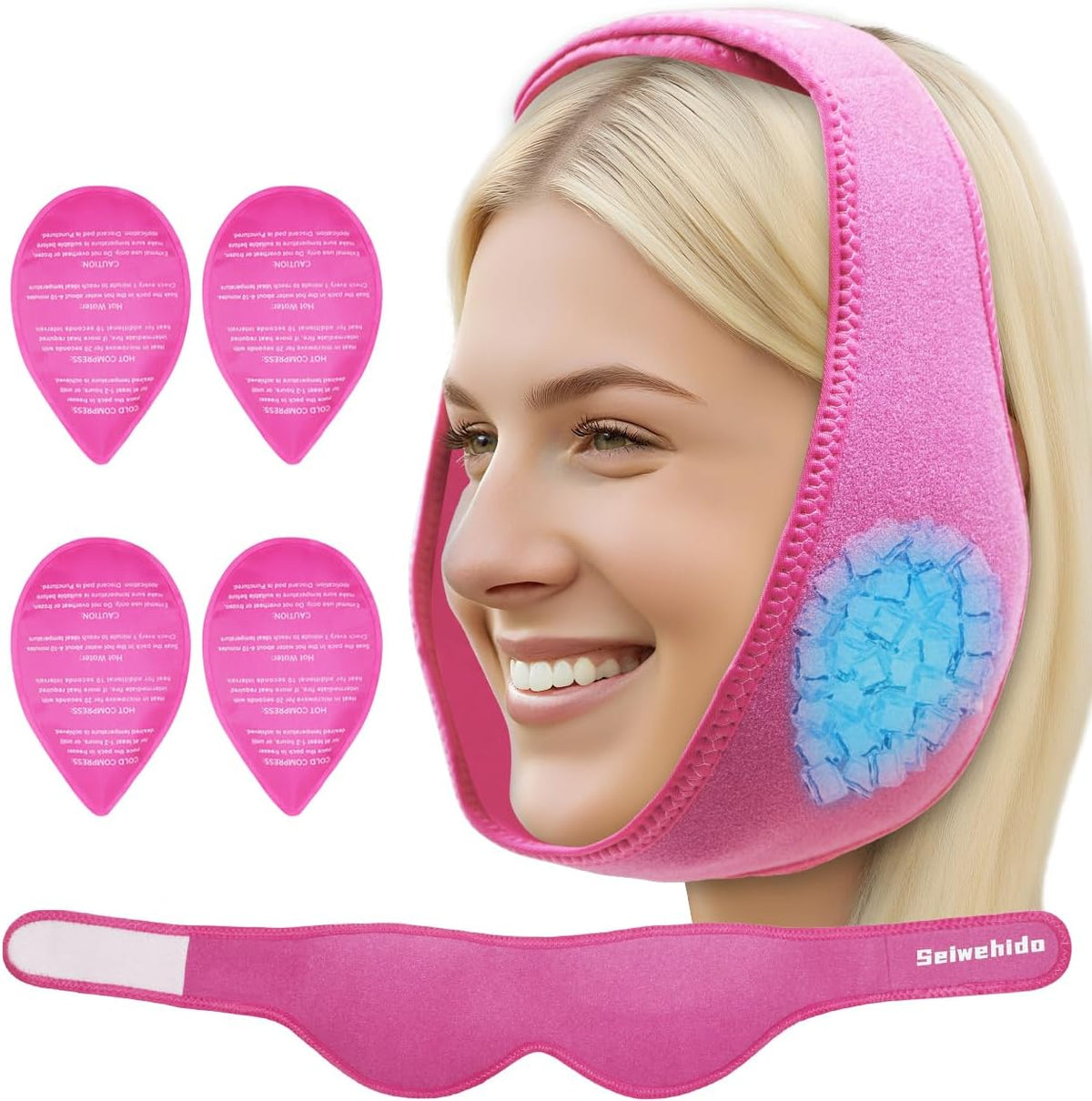 BeautyHalali ComfortWrap™ — Wisdom Teeth Ice Pack Head Wrap